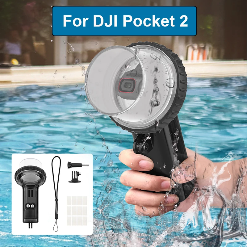 Diving Case Waterproof Case for DJI Pocket 2 Gimbal Camera Accessories Underwater Protective Housing Shell for Swimming Surfing