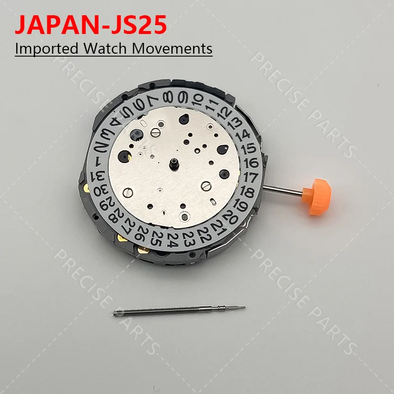 Japan JS25 Movement 3 o'clock 6 Pointer 3.6.9 Seconds New Quartz Movement Watch Repair Movement Parts