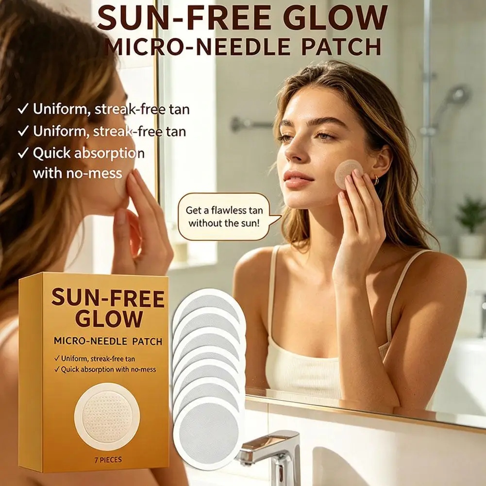 Sunless Tanning Patches Uniform Glow Nano-Microneedle Sunless Tanning Patch For Streak-Free Tan Body Care Microneedle Patch