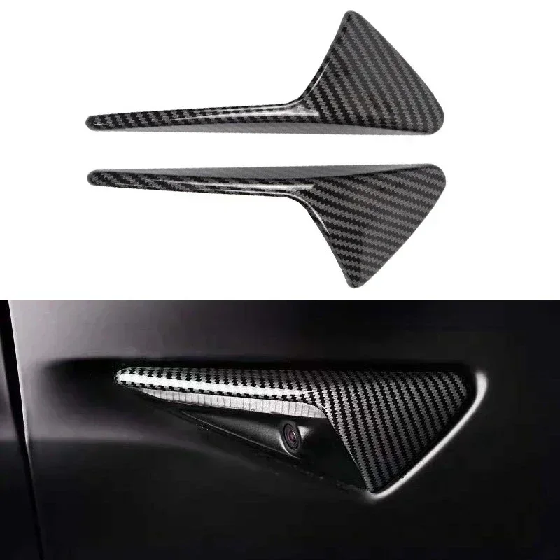 For Tesla Model Y/3+ Highland 2024 Side Camera Cover Wing Fender Protection Sticker Turn Signal Trim Cover Refit Accessories