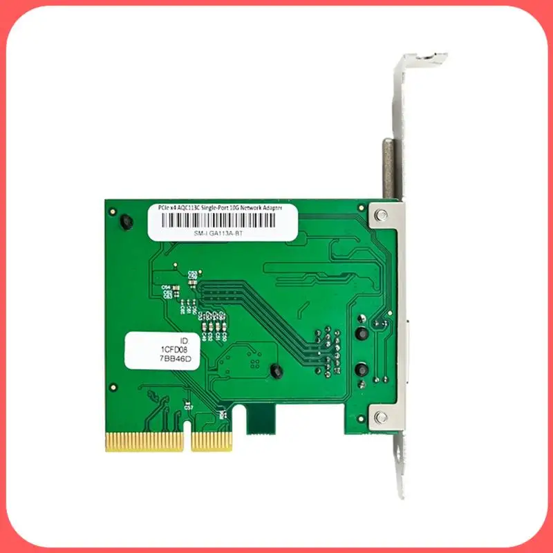 

X12A-ST7375 AQC113C Pcie 4,0 X4 с одним портом 10 Гбит/с, игровая многофункциональная удобная серверная сетевая карта, прочная, простая установка