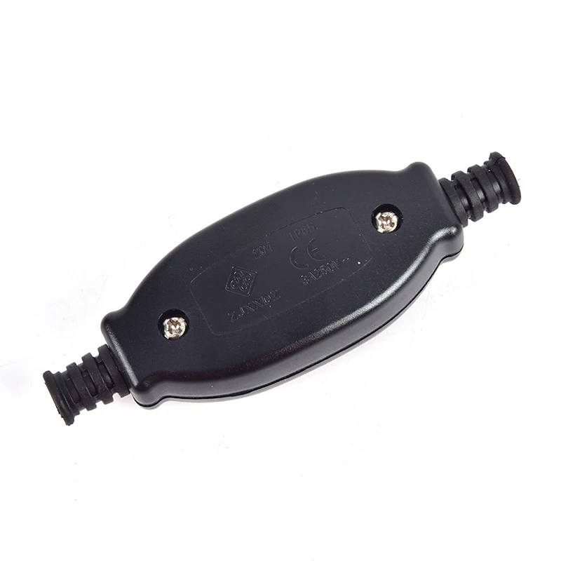 IP65 Waterproof In line Round‑cord Switch Double pole On Off Control for electrical wires