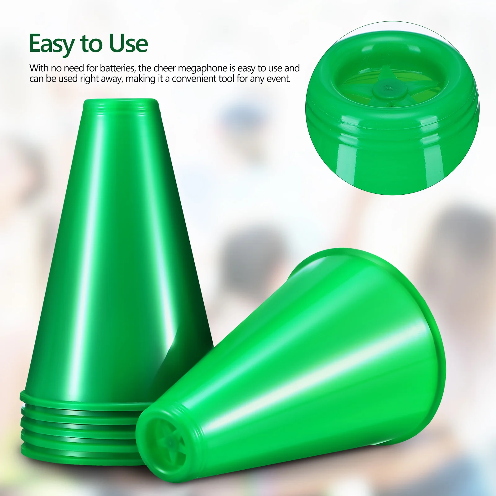 

6 Pcs Megaphone Toddler Party Favor Cheer Bulk Kid Cheerleading Sports Plastic Cone