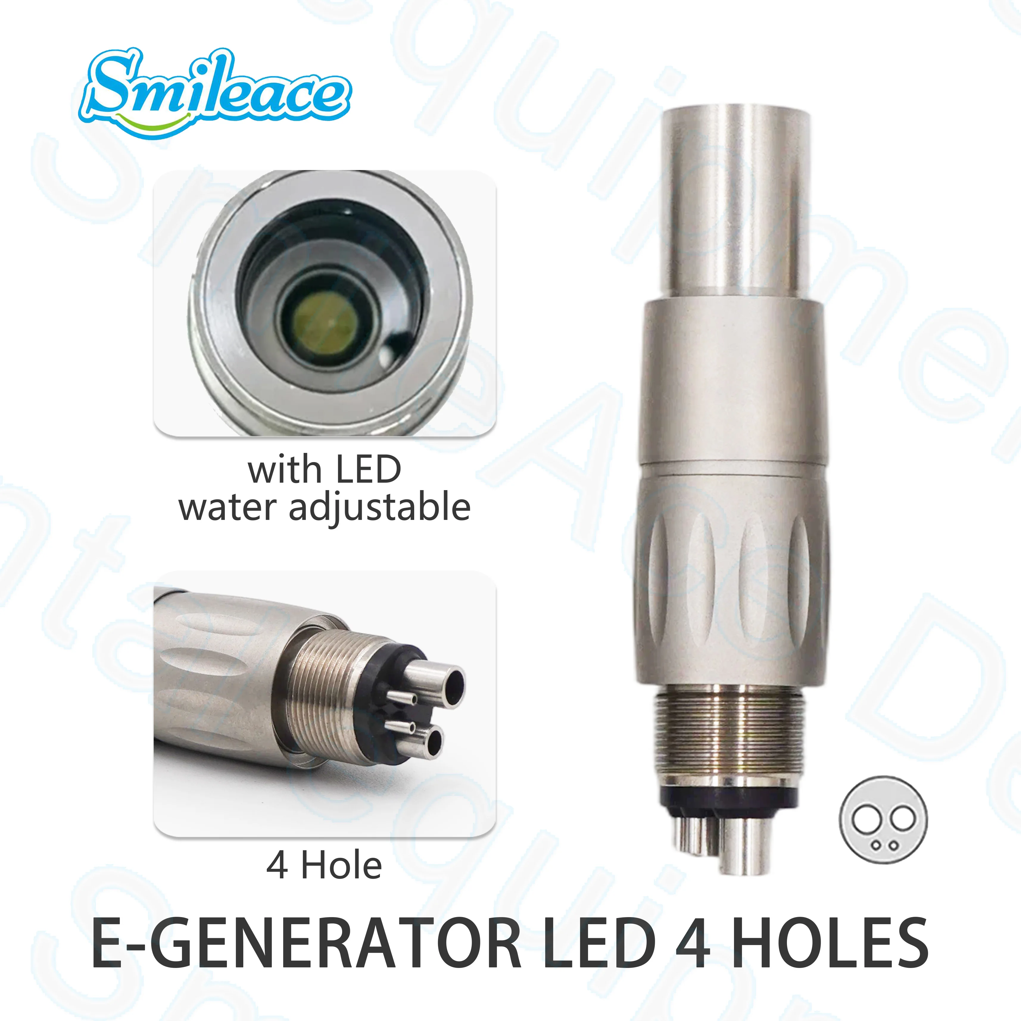 Quick Coupler for High Speed Handpiece LED Handpiece Coupling 2/4/6Holes Air Turbine Connector Stainless Steel Dentistry Tools