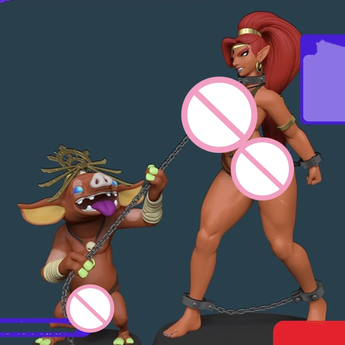 

Дикий гоблин, захваченная королева эльфа, 1/24, фигурка из смолы, модель, комплект, сборные миниатюры, в разобранном виде, неокрашенные игрушки для сбора