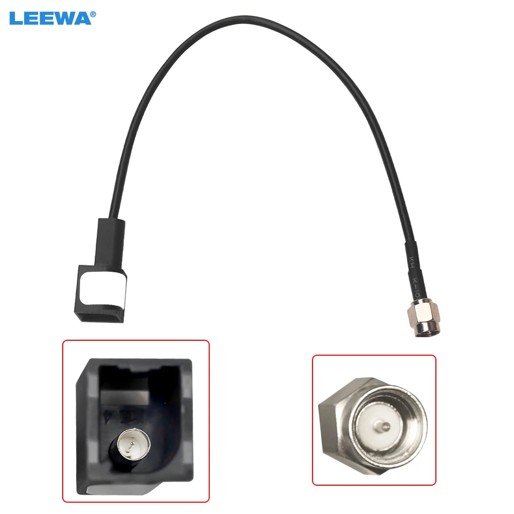 LEEWA Car HFC-III Male Plug To SMA Male For Toyota/Lexus GPS/DAB Turners Antenna Adapter With RG316 Coax Cable #CA4529