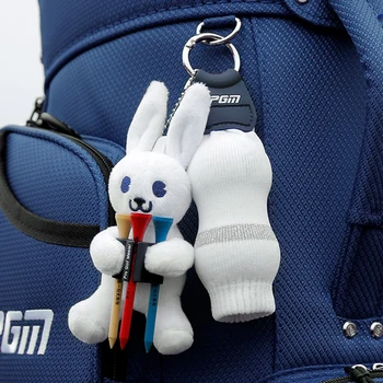 PGM Golf topu çanta bebek topu tutucu tutabilir iki topları moda sevimli Mini dekorasyon kolye küçük hafif top kapak 골백 백