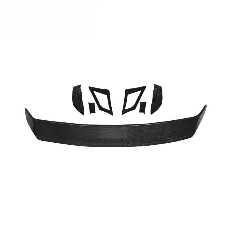 

Spoiler carbon fiber bracket tail fixed wind wing modification