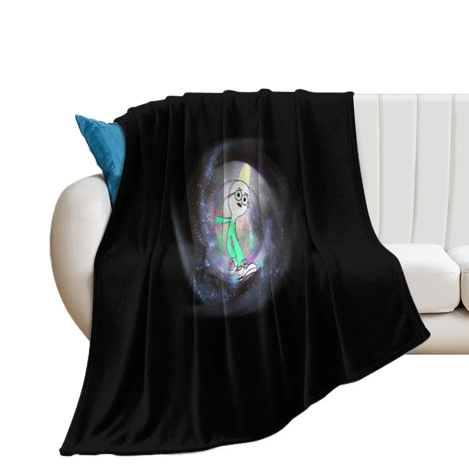 Apple and Onion - Space Wicked Style Throw Blanket for sofa Sleeping Bag Flannel Fabric Blankets