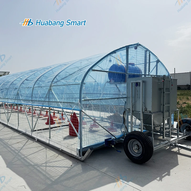 AIROW Latest 2025 Design  Large Internal Space Good Load-Bearing Capacity Weight  Equipment Mobile Chicken Coop