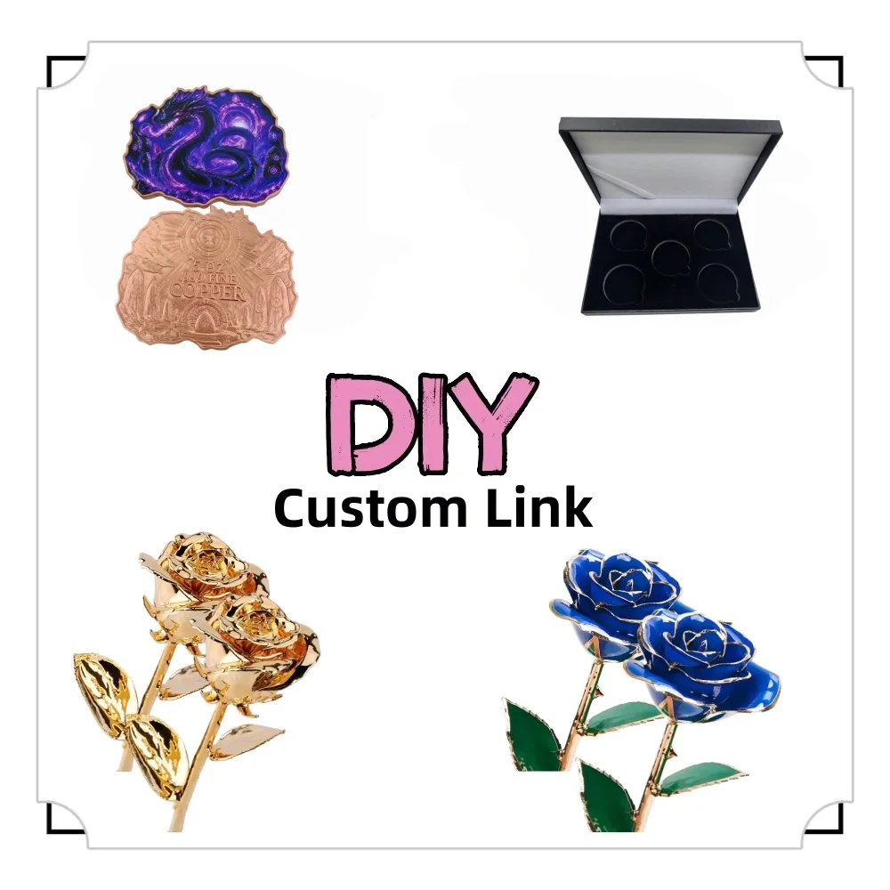 DIY Custom Link Flower/Bar/Box Decorations Collection For VIP Gift
