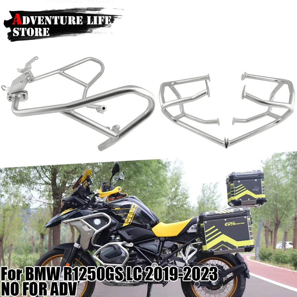 

For BMW R1250GS GS1250 R 1250 GS 2019-2023 Motorcycle Engine Guard Crash Tank Bar Bumper Fairing Frame Protector Stainless Steel