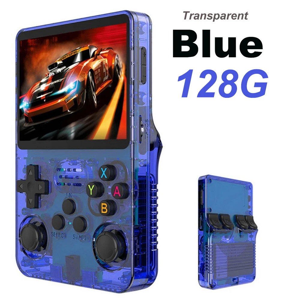 BOYHOM 256G/128G/64G R36S ARKOS 2.0 Retro Handheld Game Console 3.5 ''IPS scherm, draagbare Pocket Game Player voor kinderen gift