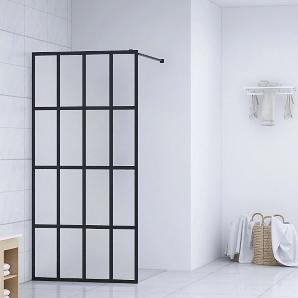 Shower Screen Tempered Glass 80x195 cm