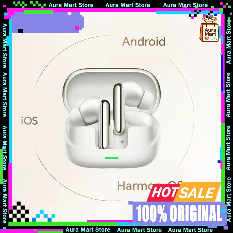 

Original For Honor Earbuds 4 In Ear ANC Noise Reduction Sport IP54 Waterproof Long Range Gaming Low Latency Bluetooth Earbuds