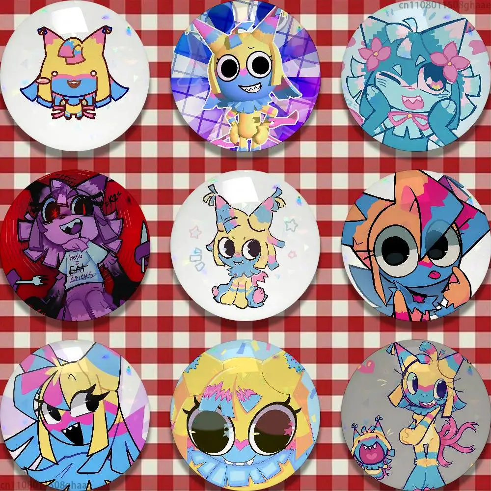 

Y-Yatta Anime 32/44/58mm Handmade Pins Round Brooch Badge Backpacks Clothes Jewelry Gifts