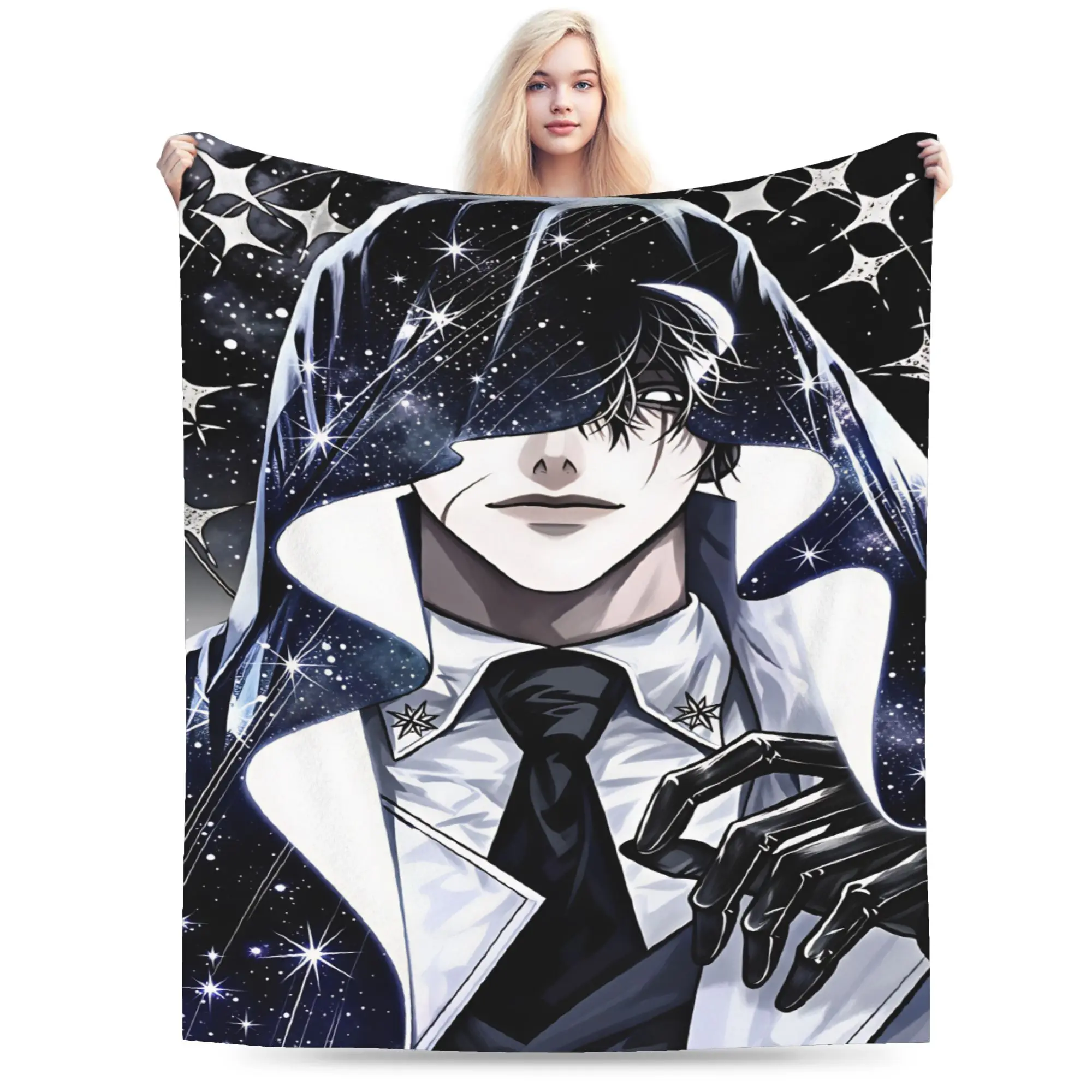 Omniscient Readers Viewpoint Throw Blanket Warm Soft Funny Blankets  For Bedroom Plane Travel Flannel Bedspread Bed Cover