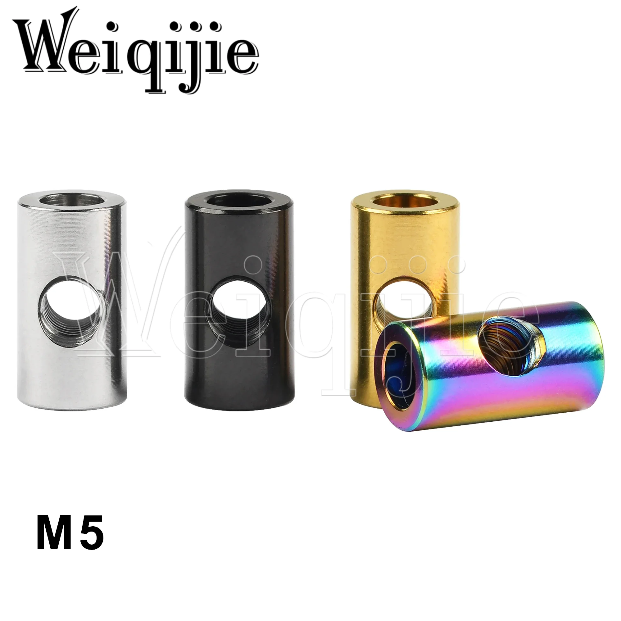 

Weiqijie Titanium Nut M5 for Bicycle Seat Fixing Cylinder Nut