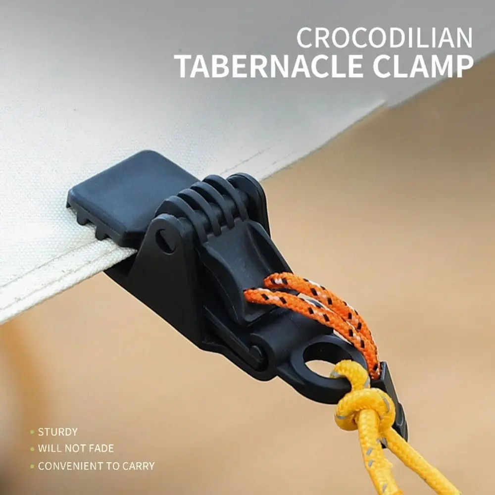 

Tent Clip Windproof Awning Clamp Alligator Tent Clip Crocodilian Tabernacle Clamp Fixed Plastic Clip Tent Alligator Clip