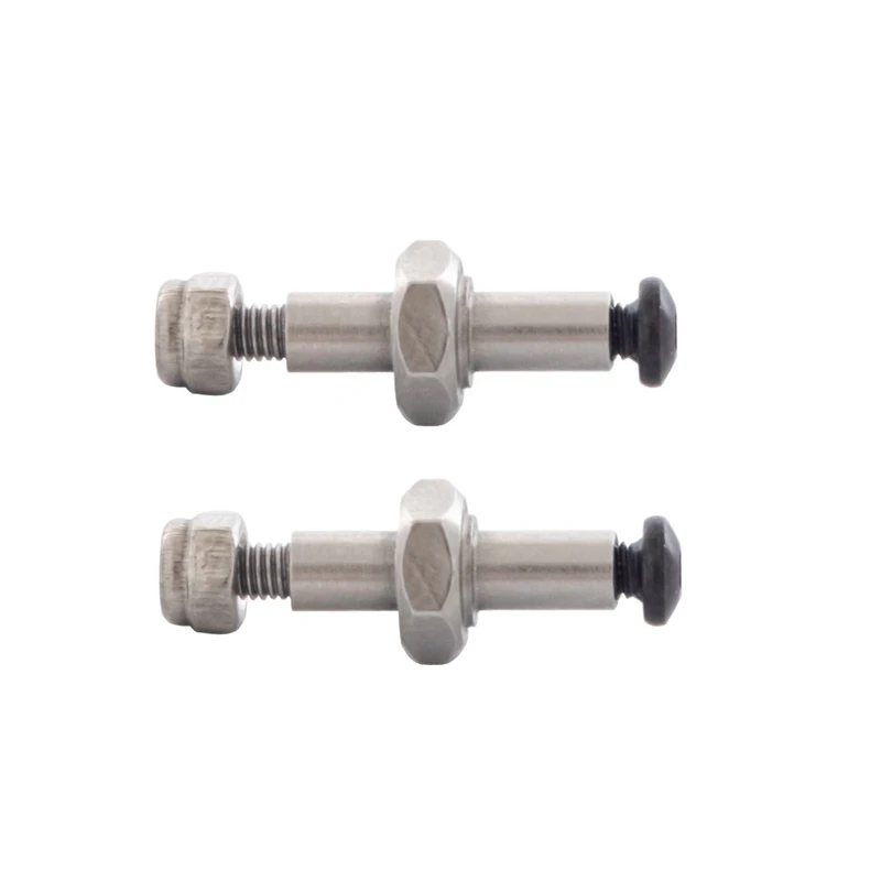 2Pcs Stainless Steel Metal Front Axle Cup Wheel Axle Cup For Losi 1/18 Mini-T 2.0 2WD Stadium RC Truck Car Upgrade Parts image 2