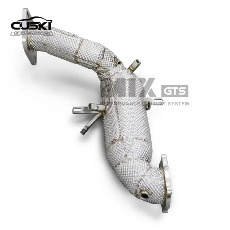 High Flow Automotive Exhaust Modification Parts--Exhaust Downpipe For Maserati Levante 2.0T CUSKI Stainless Steel car exhaust