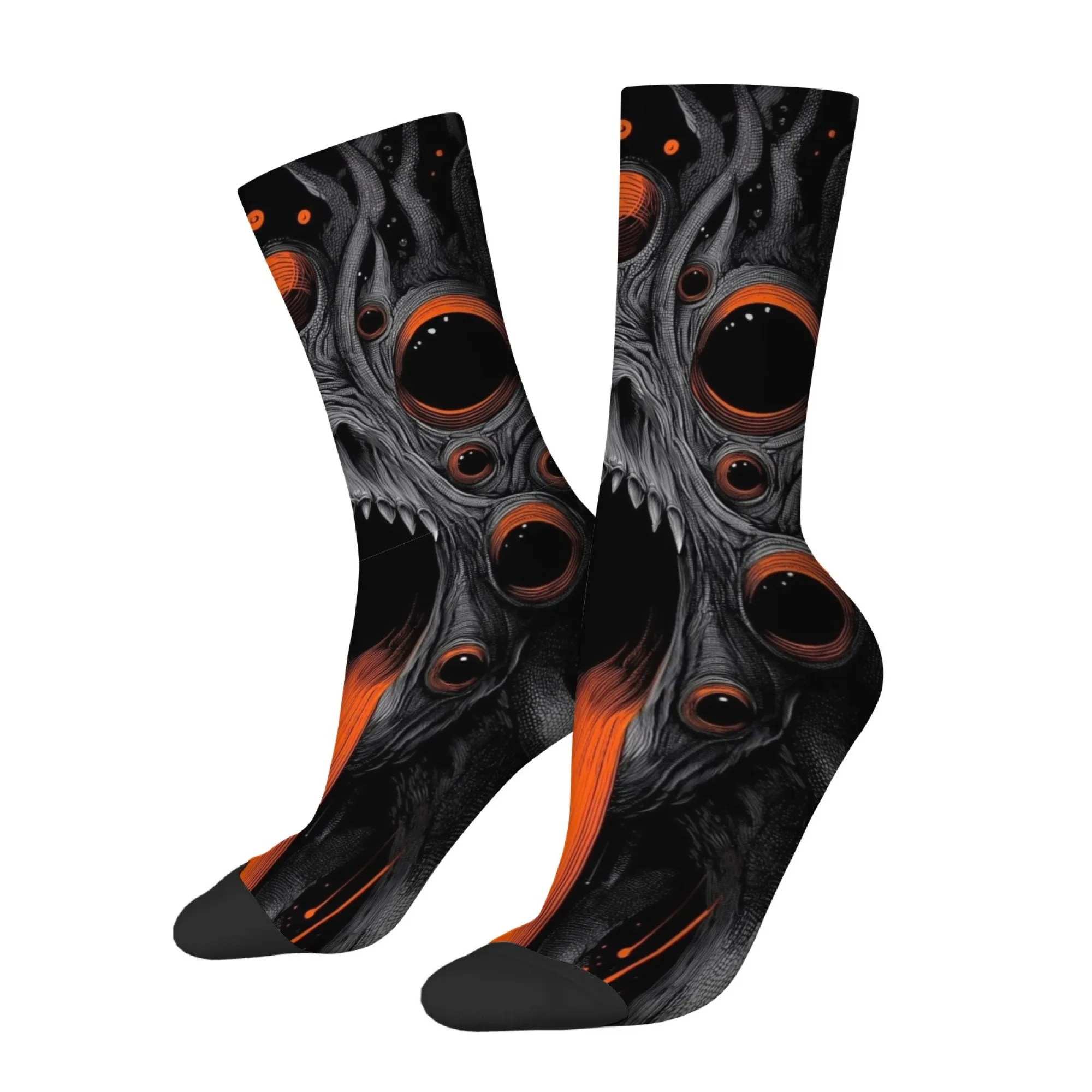 Horror Gothic Ancient Tree Print Men's Socks Comfortable Non-Slip  Soft Socks Quirky Hip Hop Fashion Outdoor Cycling Socks