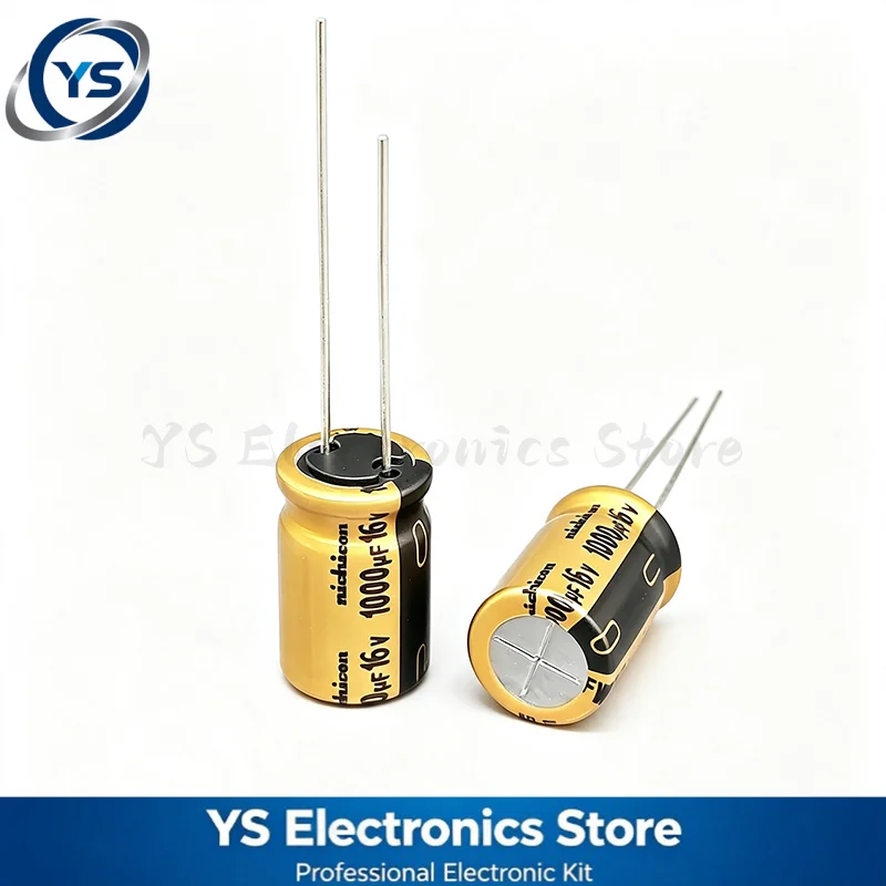 10-200pcs UFW1C102MPD 16V1000UF NICHICON FW Series 10X16mm Hi-Fi Audio Electrolytic Capacitor 1000UF16V 16V 1000UF Original NEW