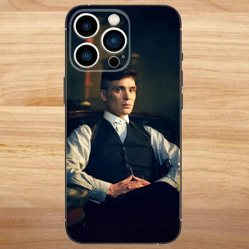 Thomas Shelby Peaky Blinders Phone Case For iPhone15,14,13,12,11,Pro,Max,Plus,Mini,X,XS,XR,8,7,6,S,Plus,SE Soft Black Case