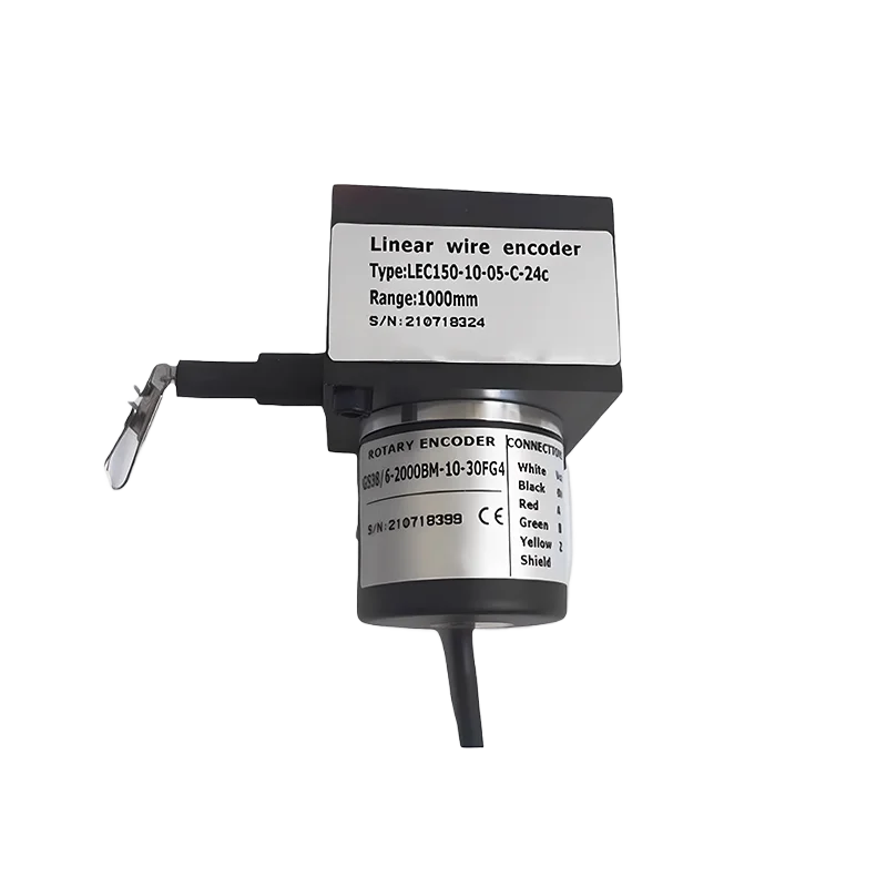 Draw Wire Encoder LEC150-C-24C Replacement for Guangyu Displacement Rope Encoder Sensor Analog Output