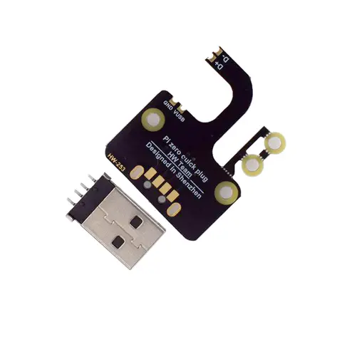 Zero/Zero W/Zero WH USB Adapter Board Raspberry Pi USB Expansion Board USB Interface Black