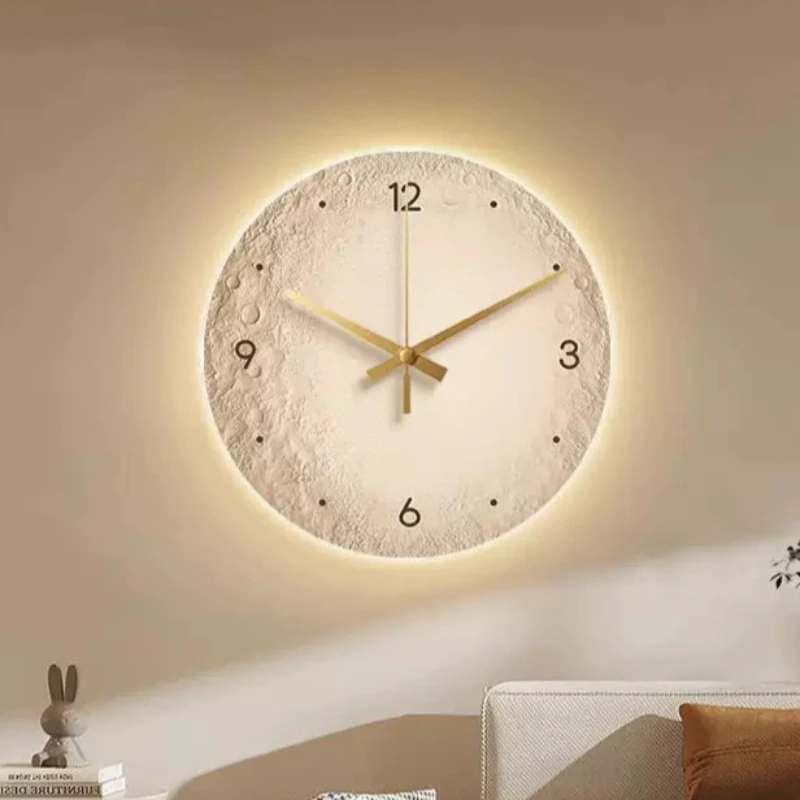 Creative Cutecore Wall Clocks Horizontal Nordic Small Office Wall Clocks Led Interior Reloj Pared Home Decoration Accessories
