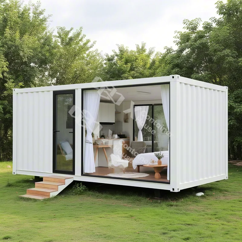 Solar Ready Prefab Houses Rural Cabin Tiny Homes House Modular 4 Bedroom Container House Affordable Modular Homes Premade Houses