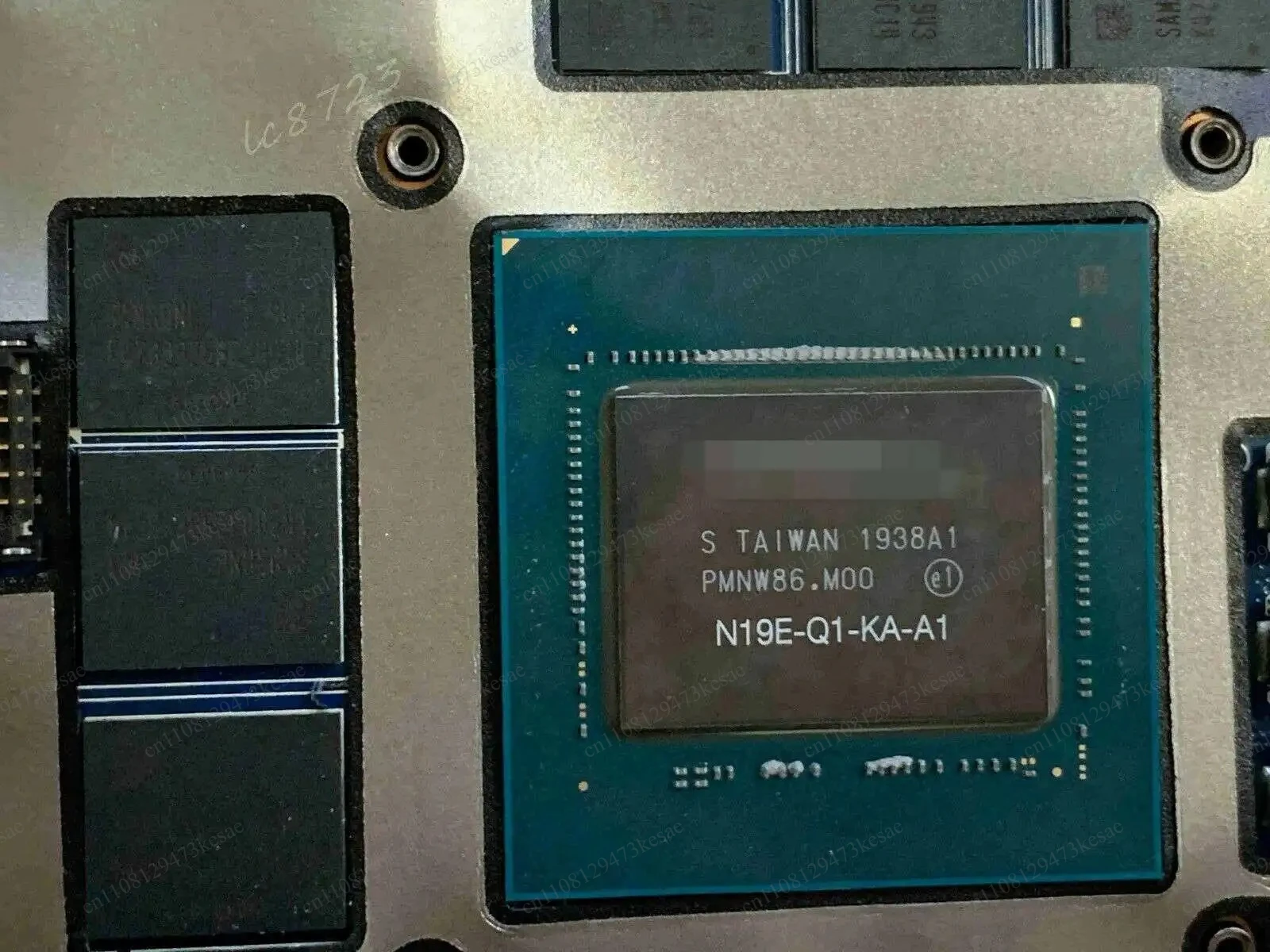 für Quadro RTX 3000 6GB GDDR6 Mobile Grafikkarte N19E-Q1-KA-A1 MXM GPU für Precision 7540 Workstation