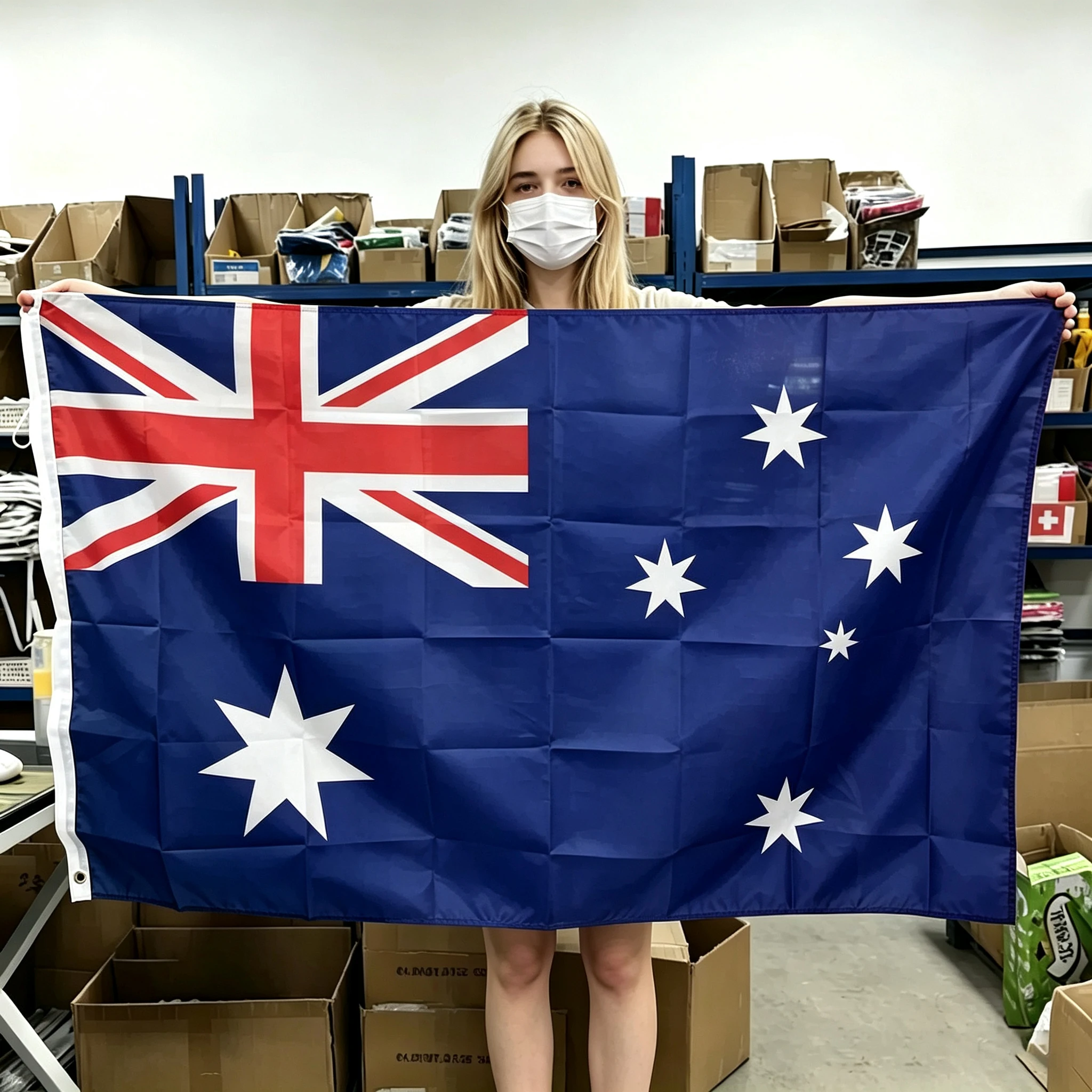 60x90cm 90x150cm 120x180cm Australia Flag Aussie National Tapestry Polyester Banner With Brass Grommets For Wall Decor