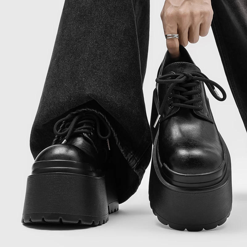 cleanfit-men's-oes-thi-bot-2cm-invisible-heightening-round-toe-leather-casual-oes-comfortable-commute-faion