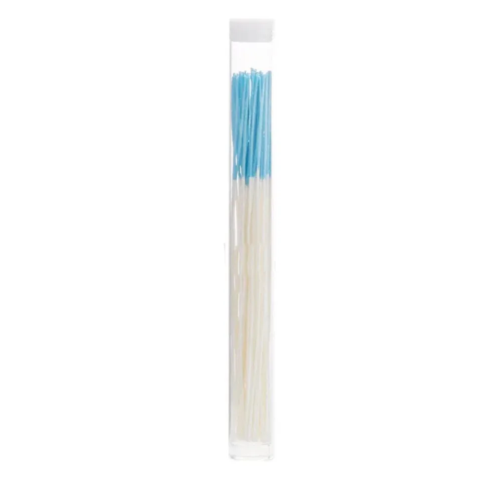 60Pcs Colorful Pierced Ear Cleaning Line Set Herb Solution Anti-Blocking Ear Hole Cleaning Kit Paper Floss Effective