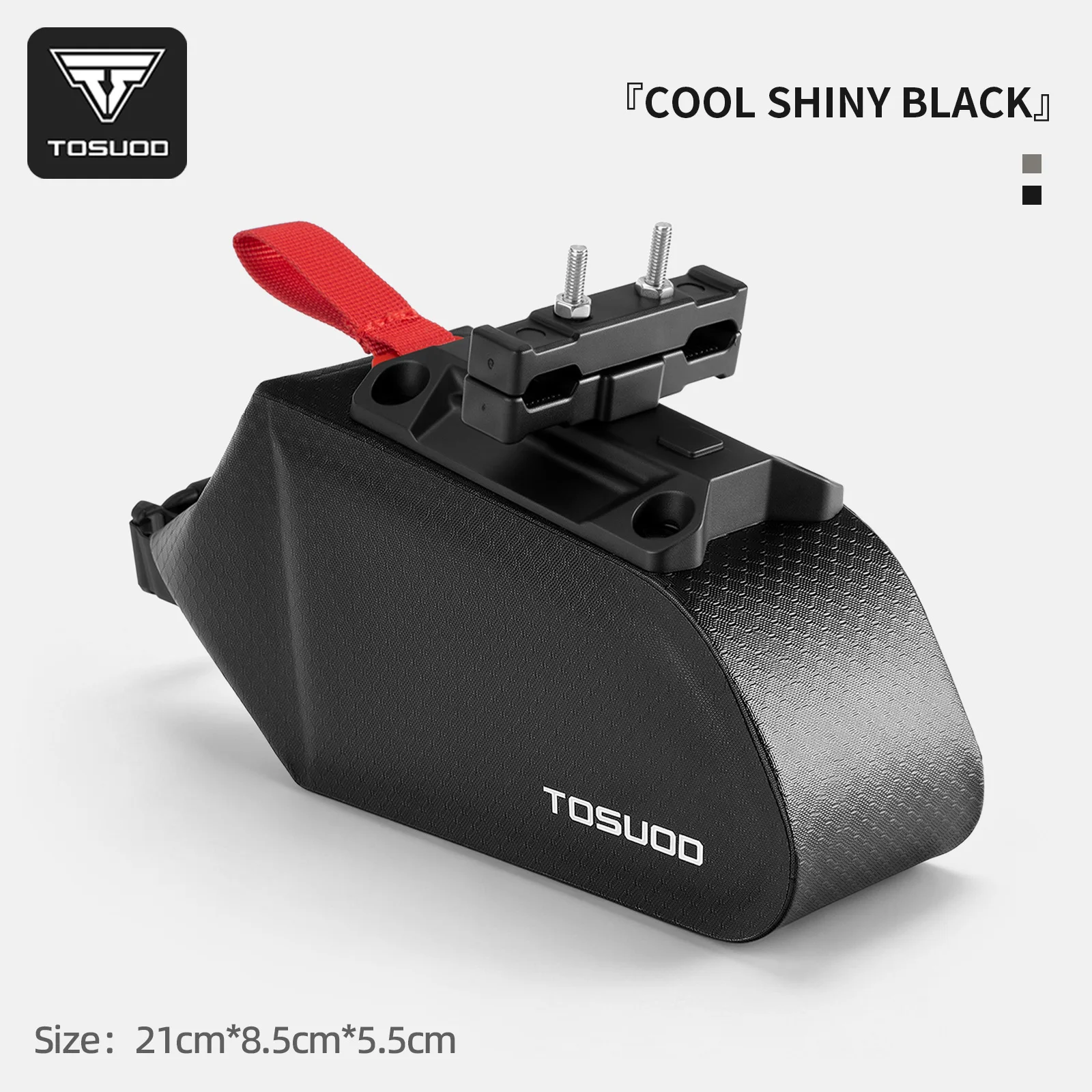 TOSUOD Bicycle Saddle Bag Quick Release Bike Seat Rear Bag Water Repellent Hard Shell Cycling Storage Pouch