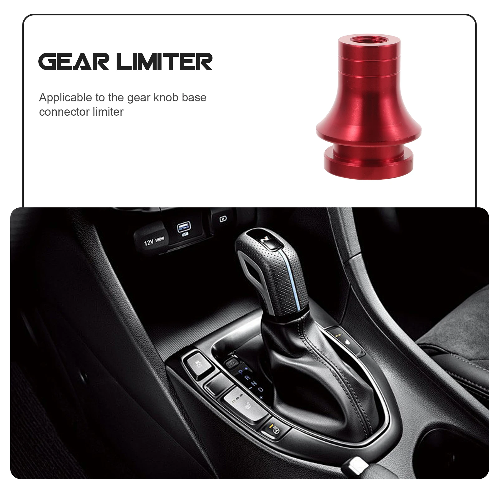 

Manual Gear Shift Knob Adapter Durable Materials Stable Connection Wide Compatibility Car s Cool Shifter Replacement Part