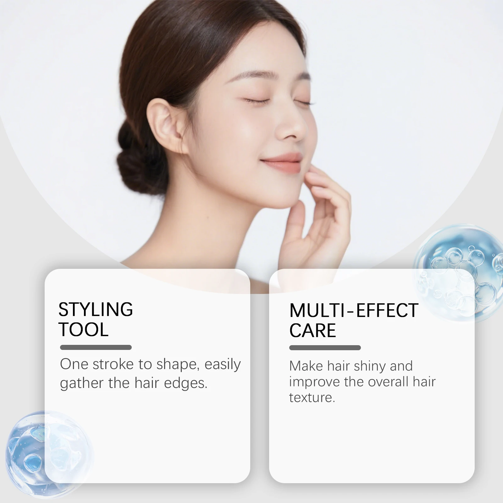 Anti Frizz Hair Finishing Stick Frizz And Flyaway Hair Taming Wand Smooth Hair Control Gel Frizz And Flyaway Hair Repair Stick