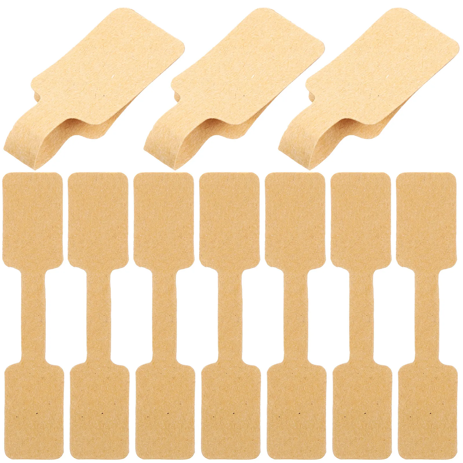 100Pcs Easy-Remove Jewelry Identification Stickers Blank Adhesive Price Tags for Rings Earrings Necklaces Bracelets DIY Use