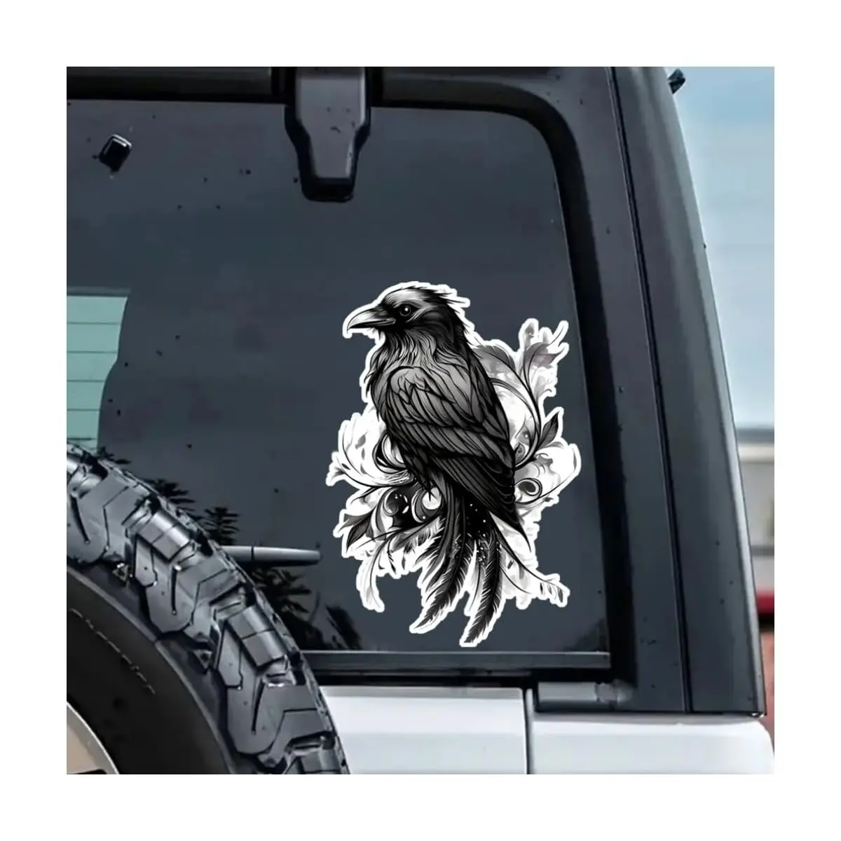 1개 멋진 고딕 테마 새 데칼 - 방수 비닐 독특한 스티커 노트북, 휴대폰, 백팩, 스케이트보드용 신비로운 어두운 스타일