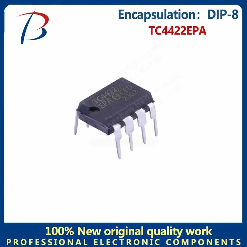 10pcs   TC4422EPA Plug-in DIP-8 high-speed MOS dual driver chip TC4422