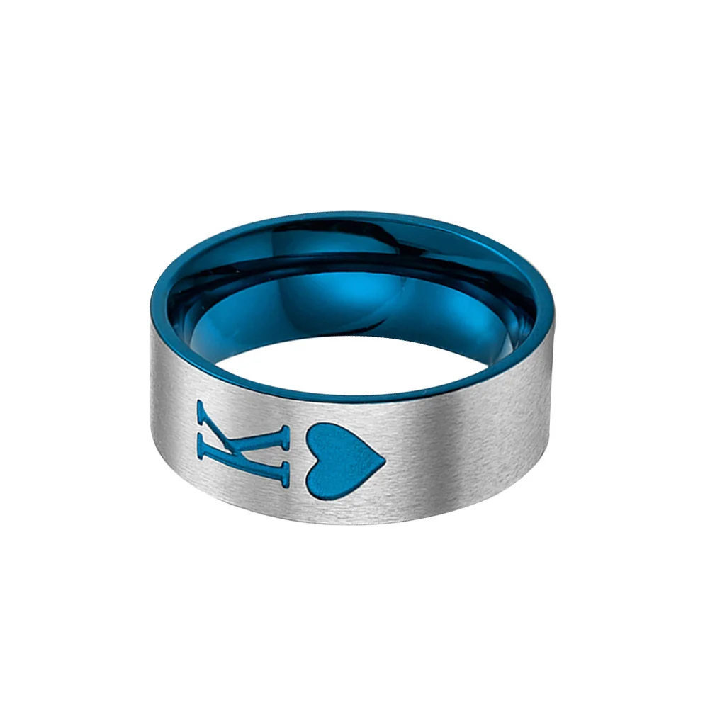 

1pc Couple Rings Titanium Steel Fashion Finger Ring For Men Women High Polished Scratch Proof Elegant Jewelry