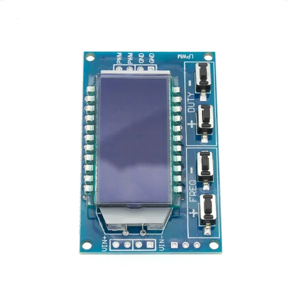 XY-LPWM PWM Pulse Frequency Duty Cycle Adjustable Square Wave Rectangular Wave Signal Generator with LCD Digital Display Module