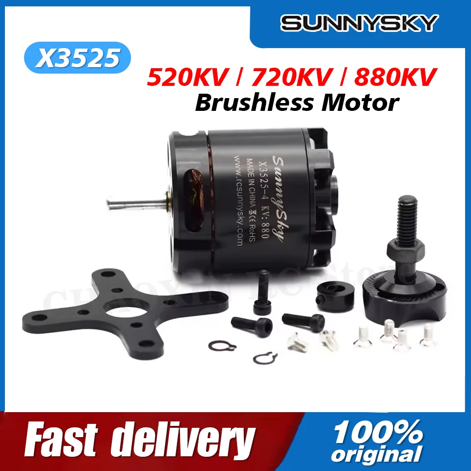 Sunnysky X3520 KV520/KV720/KV880 4-6S Brushless Motor For RC Models FPV Quadcopter Drone Aerobatic 3D Airplane Aircraft Toy   5.
