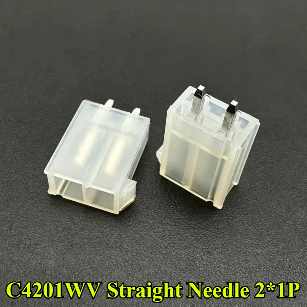 10/30Pcs/lot C4201WV 4.2mm Pitch Double Row Straight Needle 2*1P/2P/3P/4P/5P/6P/7P/8P/9P/10P/11P/12P Pin Socket Connector