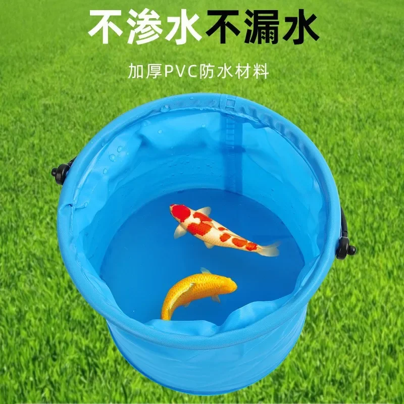 Beach Sand Play Bucket Toy Folding Collapsible Bucket Gardening Tool Outdoor Sand Pool Play Tool Toy Kids Summer Favor