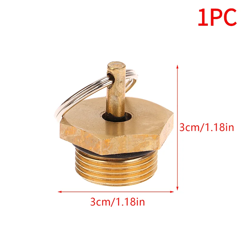 1PC Truck Air Tank Drain Valve Anti-rust Antifouling Air Tank Drain Switch Type 151 Copper Plug Screw Auto Parts.