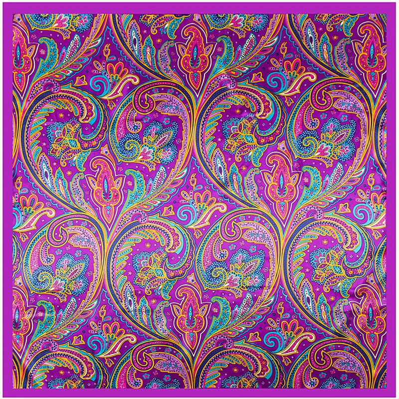 

30Colors 90cm Van Gogh Classic Series Oil Painting Red Coffee House Sun Lady Decoration Simulation Silk Scarf Large Square Scarf