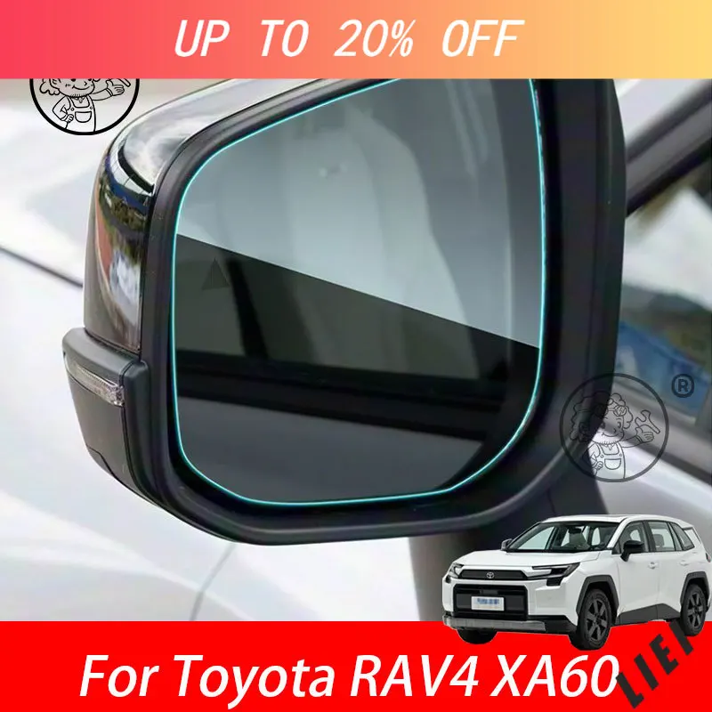 LIEI For Toyota RAV4 XA60 6TH 2026 2027 Rearview Mirror Side Mirror Glass Waterproof Rainproof film Sticker Anti Fog Film Access
